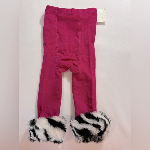 Jefferies Pink Footless Leotards with Faux Fur Trim Infant Size 6-18 Months New - Picture 2 of 5